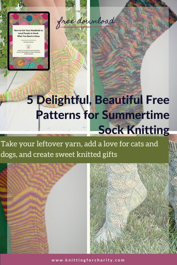 5 Delightful, Beautiful Free Patterns for Summertime Sock Knitting