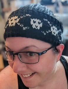 Skull & Bones Earwarmer -  loopsofgray on Ravelry