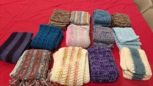 Threads of Compassion OKC scarves