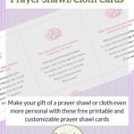 Prayer Shawl Cards: Free, Printable &amp; Customizable
