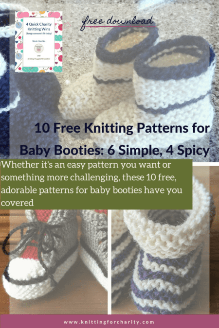 10 Knitting Patterns for Baby Booties: 6 Simple, 4 Spicy